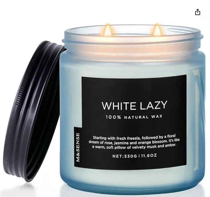 How to Sell on Amazon in 2026: The Complete Revolutionary Guide to Building Your Empire 12 Private label candle with a white lazy label