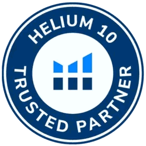 Helium 10 trusted partner logo