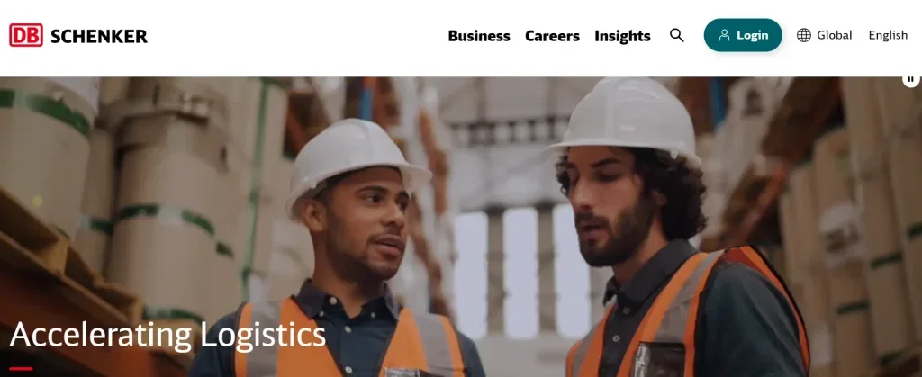 9 Best Freight Forwarders for Ecommerce Sellers and B2B Shipping in 2026 9 Home page screenshot of db schenker