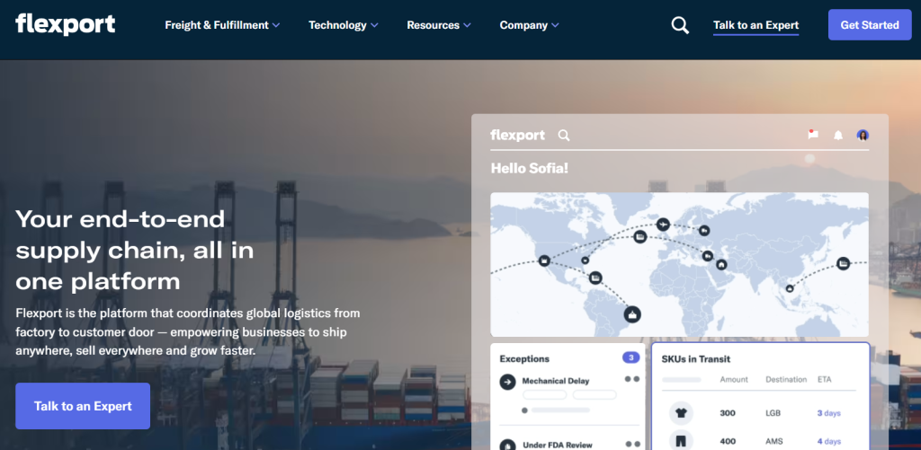 12 Best 3PL Companies for Ecommerce 2026 11 Flexport fulfillment
