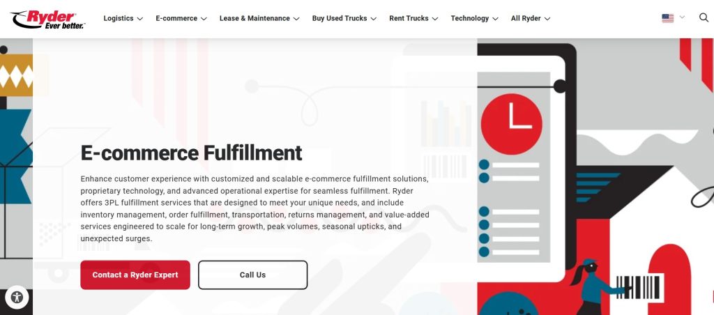 12 Best 3PL Companies for Ecommerce 2026 10 Ryder ecommerce by whiplash