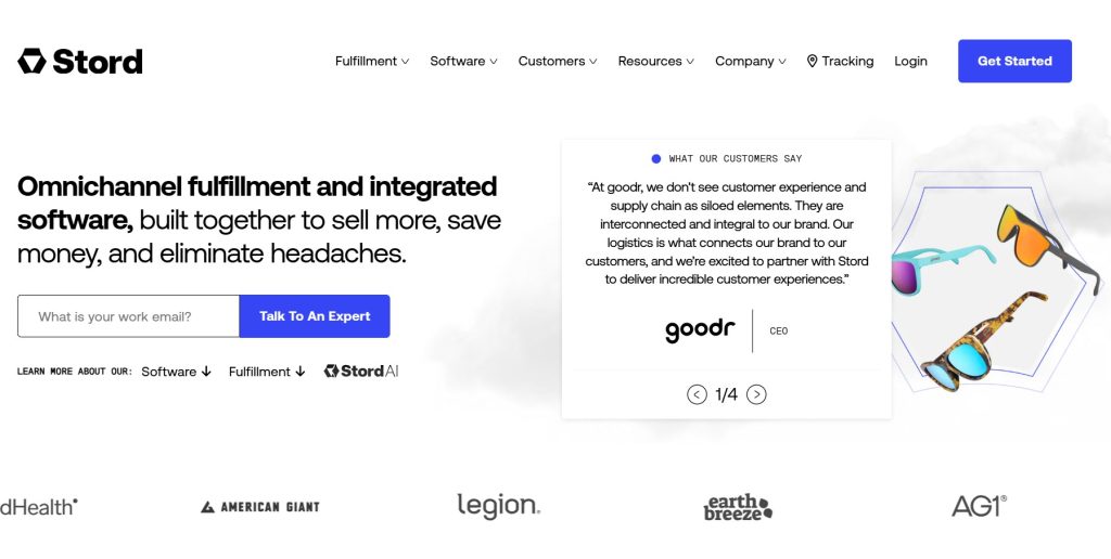 12 Best Shopify 3PL Fulfillment Companies in 2026 (Ranked) 10 Stord website homepage