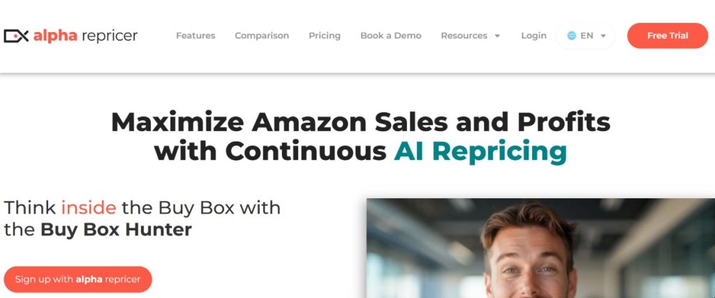 Best Amazon Repricer Tools in 2026: 17 Options Compared 12 Alpha repricer home page