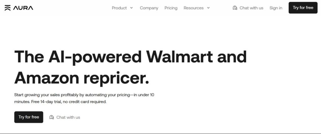 Best Amazon Repricer Tools in 2026: 17 Options Compared 8 Aura home page