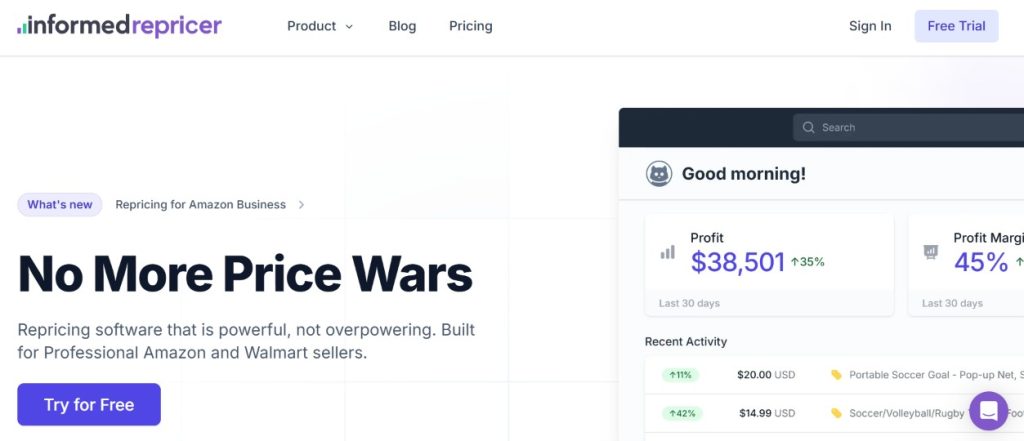 Best Amazon Repricer Tools in 2026: 17 Options Compared 14 Informed home page