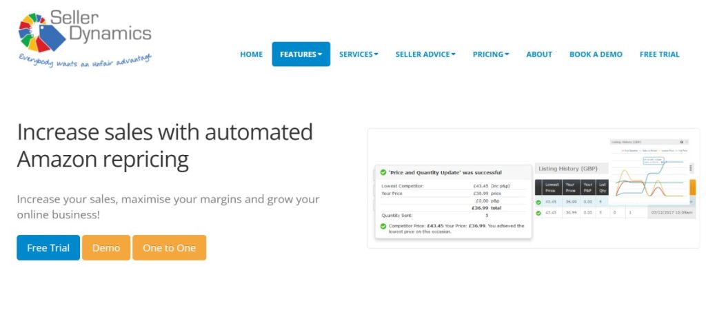 Best Amazon Repricer Tools in 2026: 17 Options Compared 16 Seller dynamics home page