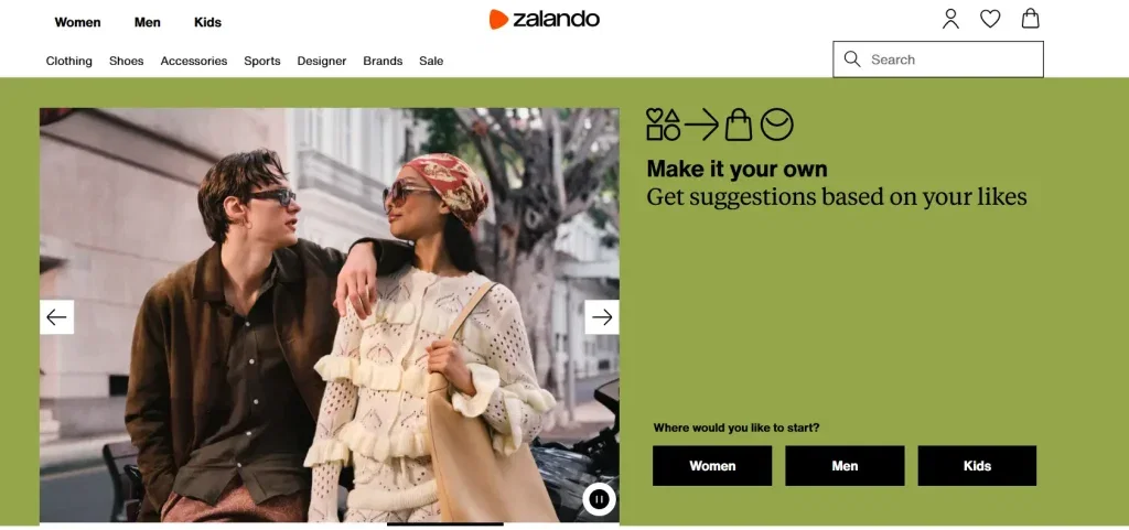Top Amazon Competitors Worldwide in 2026: What Every Ecommerce Seller Needs to Know 20 Zalando home page