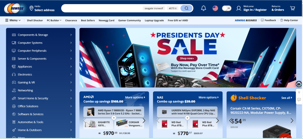 Top Amazon Competitors Worldwide in 2026: What Every Ecommerce Seller Needs to Know 10 Newegg home page