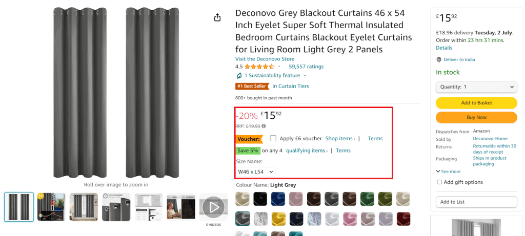 8 Amazon uk coupon offer sample