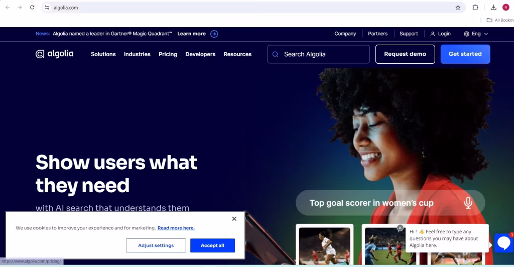 Top 10 Catalog Management Software in 2025 4 Algolia second amazon catalog mangement software