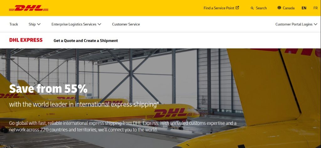 Top 10 Delivery Companies in Canada: 2026 Comparison 7 Dhl express canada