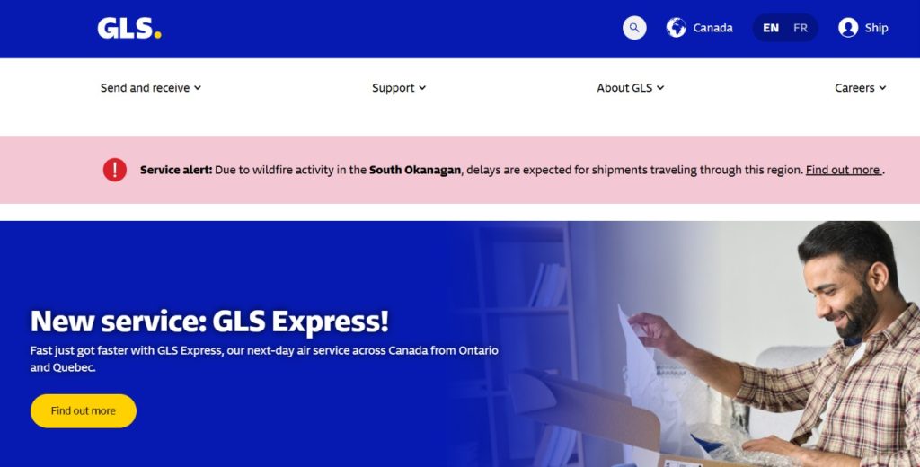 Top 10 Delivery Companies in Canada: 2026 Comparison 11 Gls canada