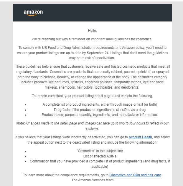 Amazon’s Big September Shakeup: AI, Ads, ASINs, and More 22 Cosmetics guideline
