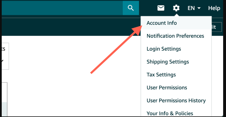 How to Cancel Your Amazon Seller Subscription: A Step-by-Step Guide 3 Navigate to settings account info.