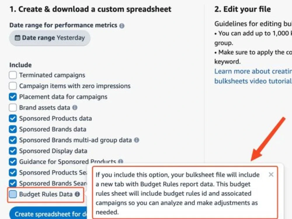 New Year, New Rules: AI-Powered Insights & Policy Shifts for 2025 14 Budget rules now available through bulk sheets (january 20, 2025)