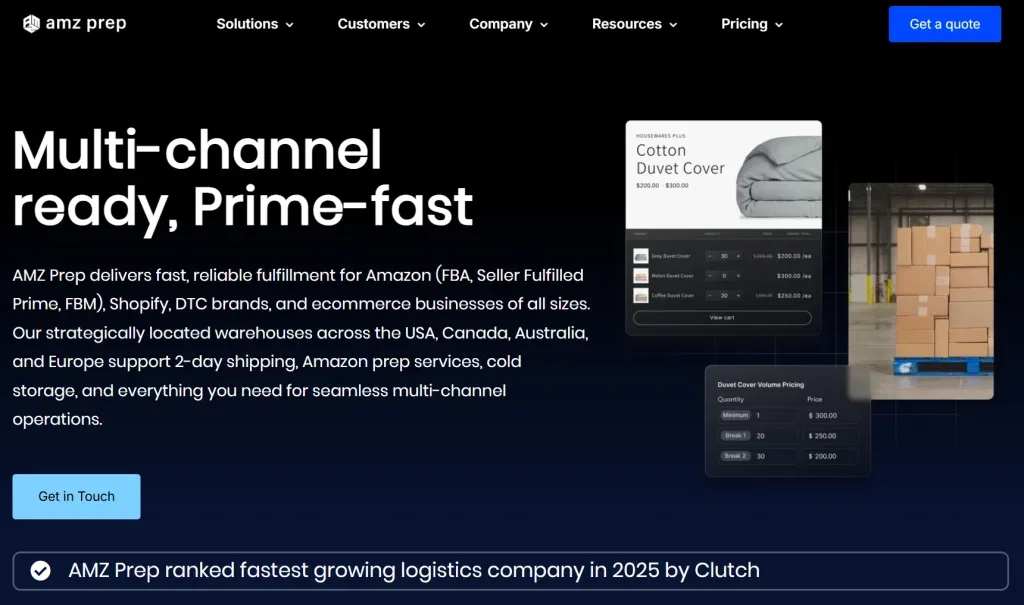 10 Best DTC Fulfillment Companies in the USA 2026 3 Amz prep