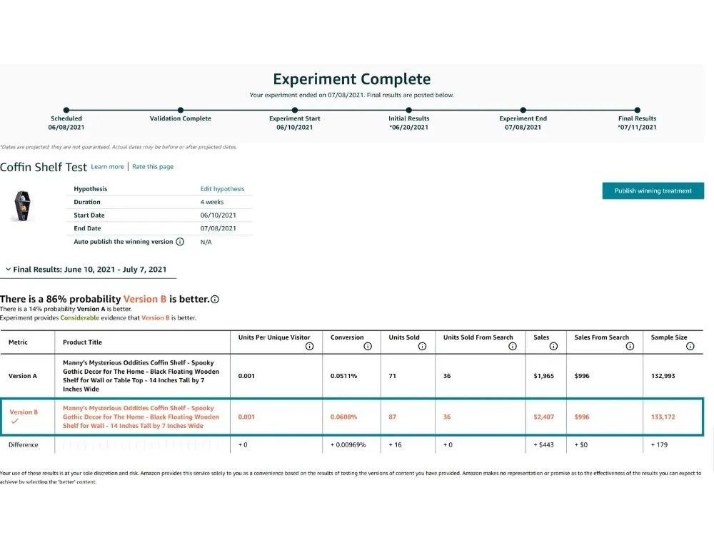 Amazon's July 2025 Updates: What Sellers, Advertisers & Brands Need to Know 9 Amazon's split testing tool just got smarter