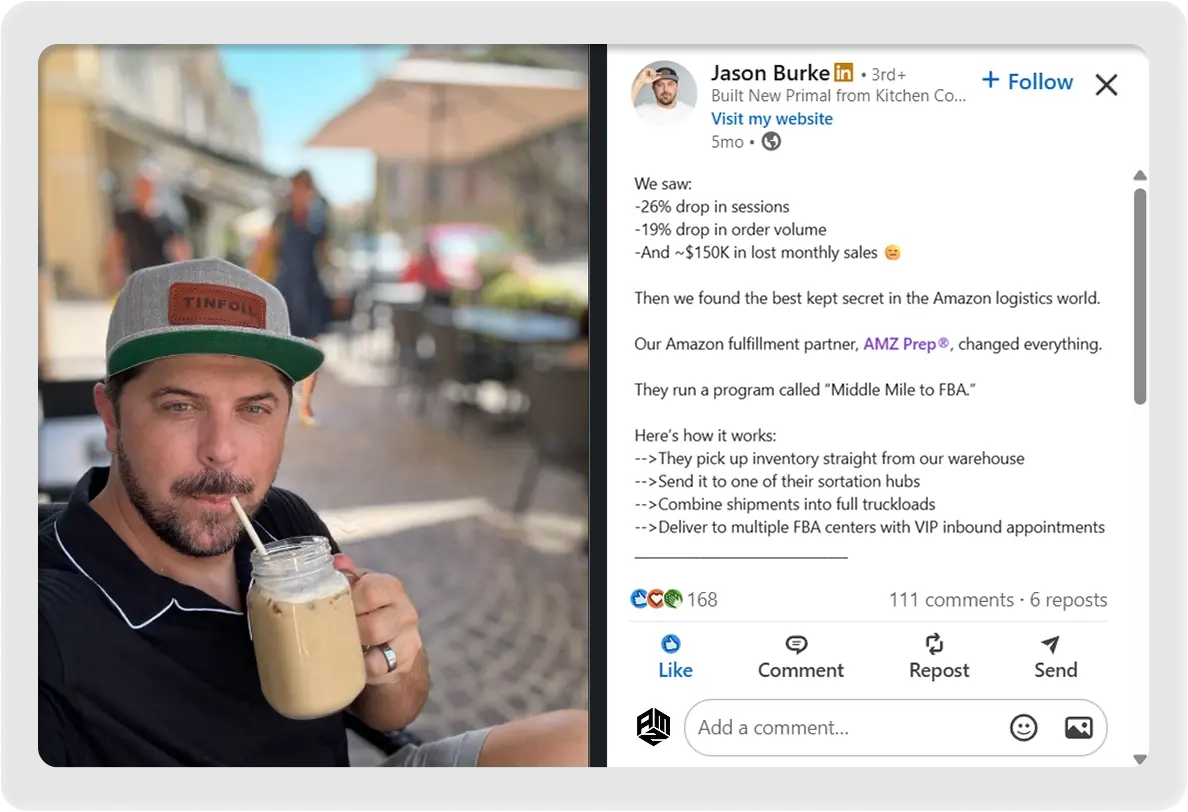 Jason burke, the new primal retail playbook linkedin post