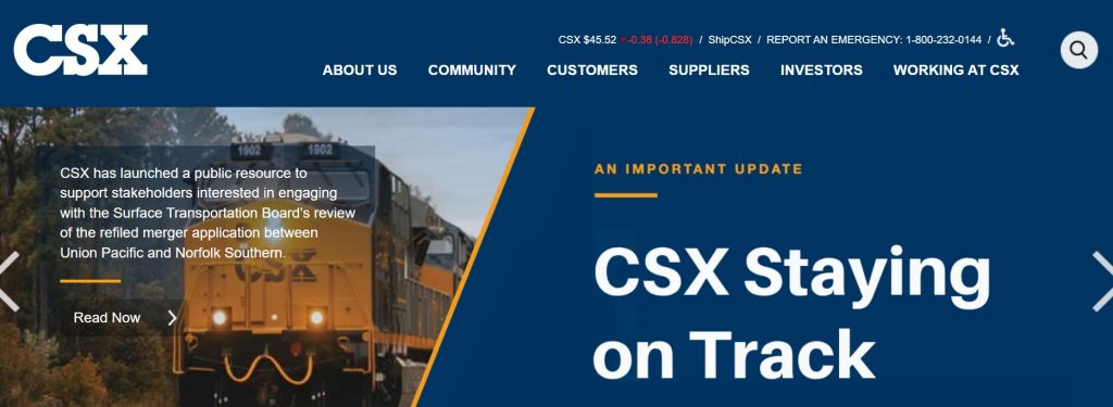 12 Best Rail Freight Companies for Amazon FBA and eCommerce (2026) 5 Csx transportation for east coast port to southeast fba shipping