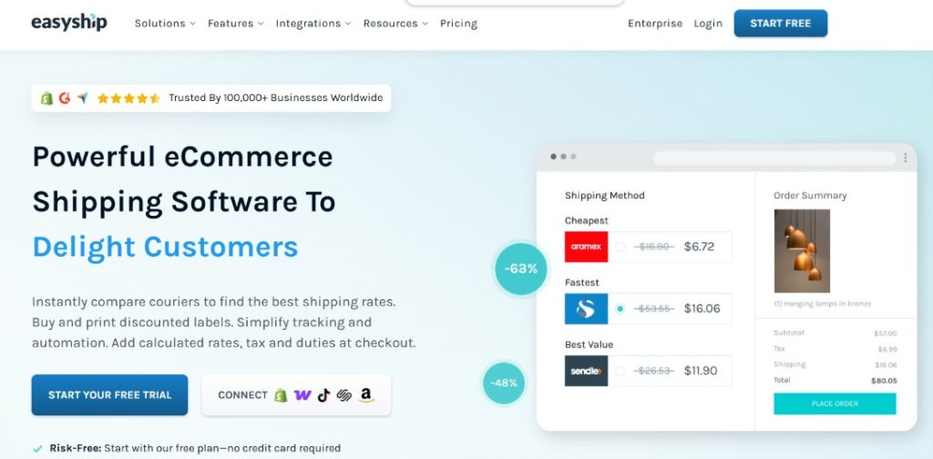 Best ShipStation Alternatives in 2026: 10 Tools Compared 6 Easyship ecommerce shipping software for global delivery