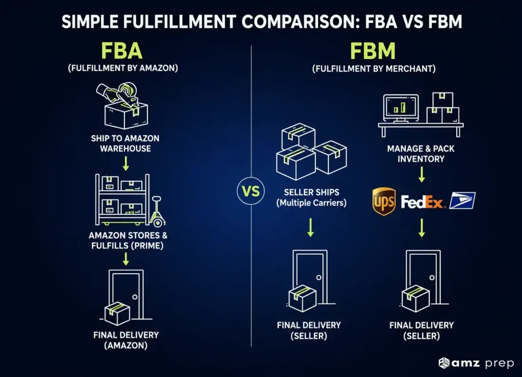 What Percentage of Amazon Sellers Use FBA? (2026 Statistics) 3 Fba vs fbm comparison