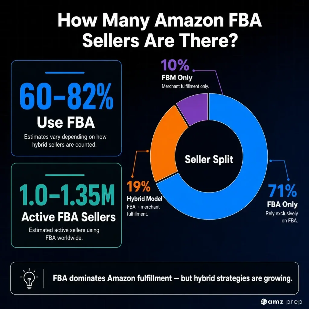 How Many Amazon Sellers Are There in 2026? 4 Amazon fba sellers and fulfillment statistics
