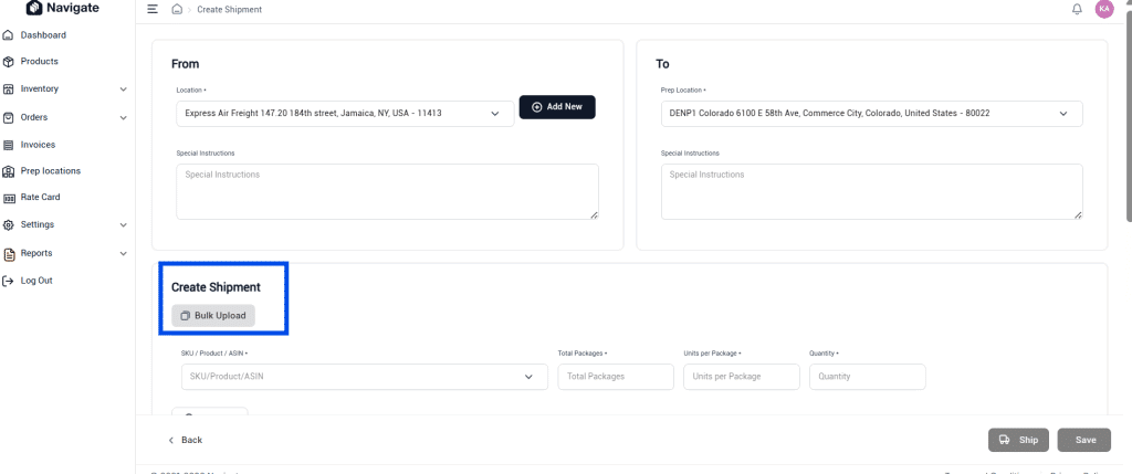 Navigate August 2026: Latest Product Updates 5 Improved inbound bulk upload validation