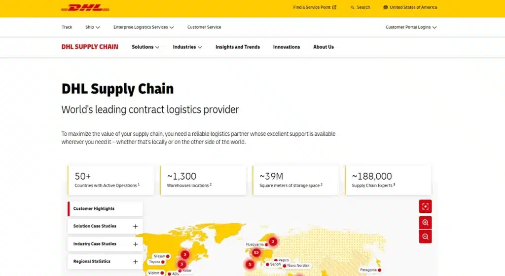 19 Best Middle Mile Logistics Companies for Ecommerce, Retail & Amazon FBA in 2026 15 Dhl supply chain - best for global logistics operations