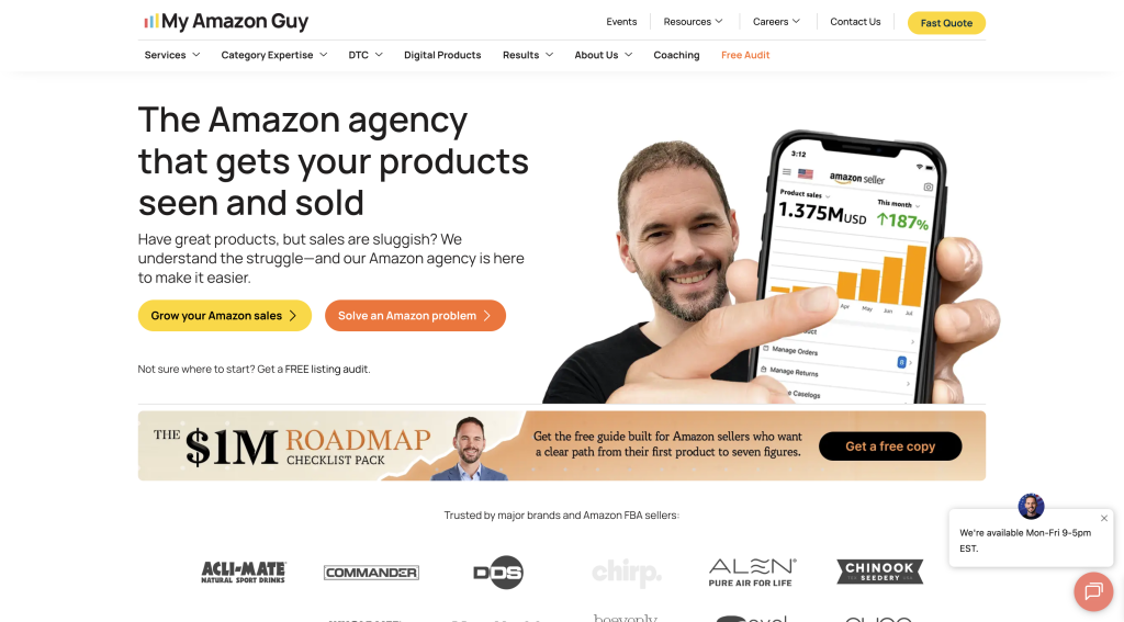 Ecommerce Growth Agencies Compared: Finding the Right Partner for Your Brand 9 My amazon guy homepage