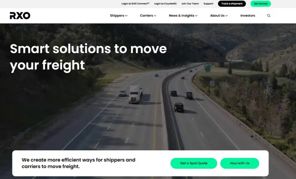 19 Best Middle Mile Logistics Companies for Ecommerce, Retail & Amazon FBA in 2026 9 Rxo - best for flexible transportation solutions