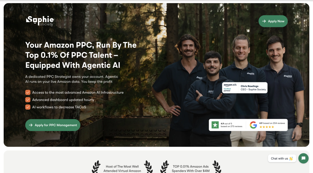Ecommerce Growth Agencies Compared: Finding the Right Partner for Your Brand 8 Sophie society homepage
