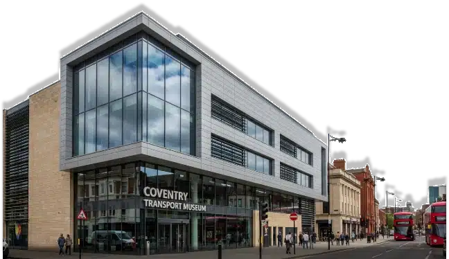 Coventry city skyline, served by amz prep's northampton fulfillment center