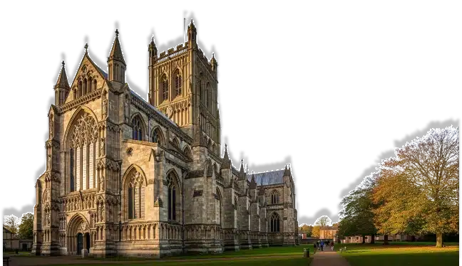 Hereford city skyline, served by amz prep from its northampton fulfillment center