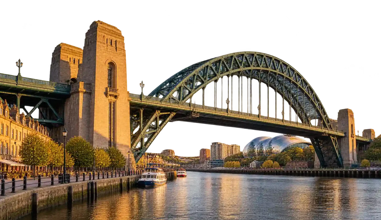 Newcastle upon tyne quayside skyline, served by amz prep from its wallasey fulfillment center